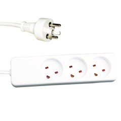 Garbot Plast Power Strip 3-way K-IT - Reliable & Durable Extension- 24155123-6EE